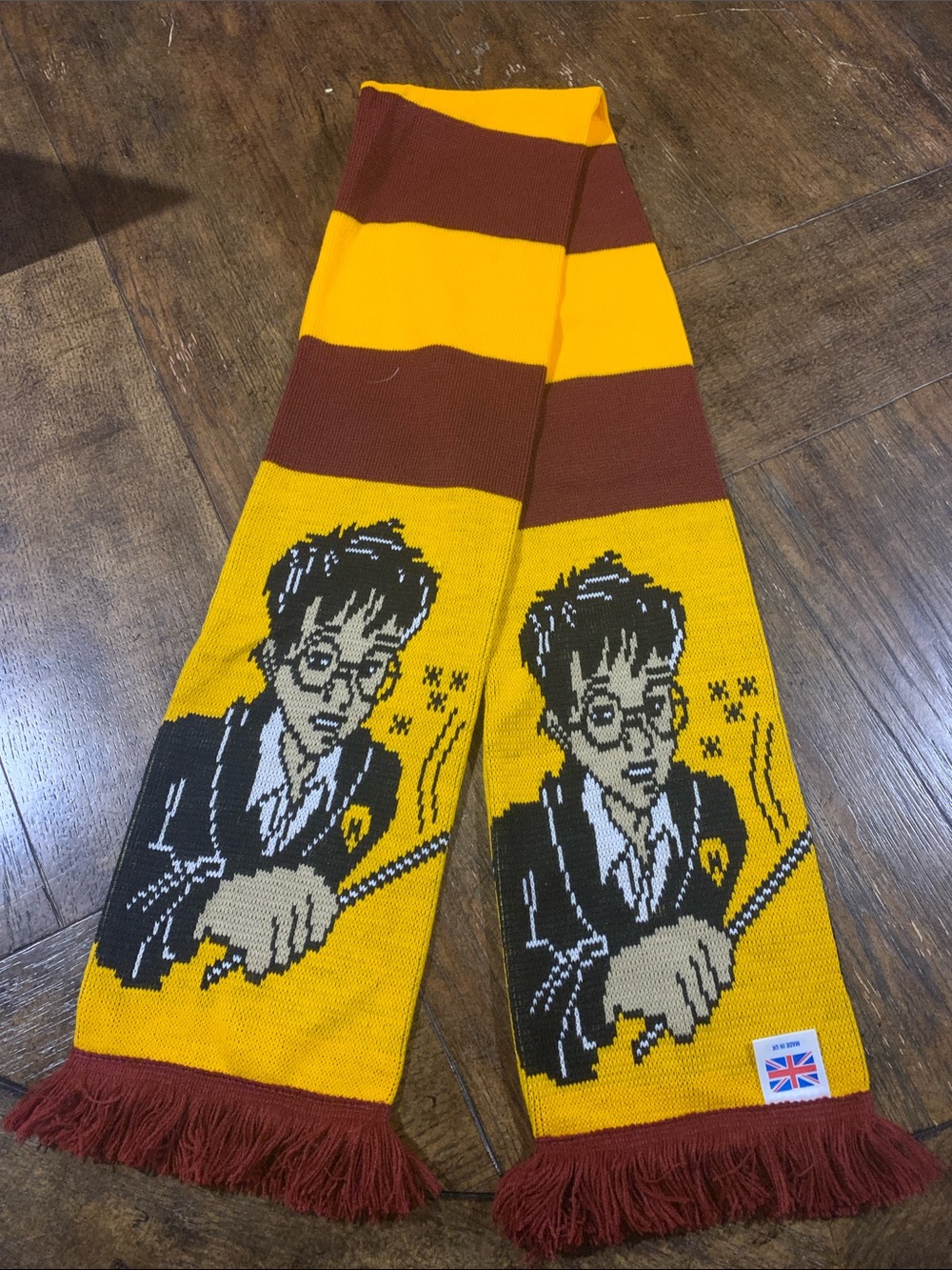 Double-Sided Harry Potter Gryffindor Scarf